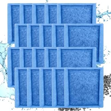 Imagem de Cartucho de filtro de aquário para tanque de peixes: pacote com 20 para cartucho de substituição Rite-Size C e EZ-Change #3 compatível com Marineland Penguin PRO 275/375 e original 200/350 e filtro