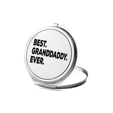 Imagem de SpreadPassion Espelho compacto para avô, presente de avô, melhor espelho fotográfico de todos os tempos, espelho de maquiagem de viagem pequeno espelho portátil, espelho de bolso portátil, ideia de