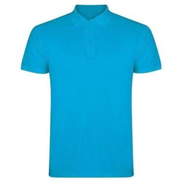 Imagem de Kit Fardamento 2 Camisas Masculina Gola Polo Piquet - Genérico, Azul t
