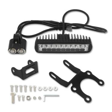 Imagem de ABCERRSI Surron Kit de farol de 20 W, farol dianteiro de motocicleta, 18 contas, luz LED externa com interruptor de controle, suporte e parafuso para Sur Ron S/X Light Bee X260 X160 Segway