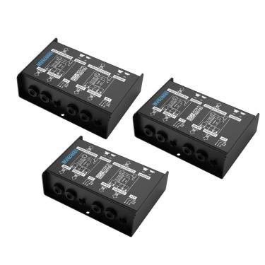 Imagem de Kit 3 Direct Box Passivo Duplo Wireconex WDI 500.2 Casador de impedância