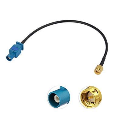 Imagem de Bingfu Fakra Z macho para SMA macho adaptador de antena de veículo 30 cm 12 polegadas para carro estéreo Android Head Unit GPS Navigation FM AM Radio Sirius XM Satellite Radio 4G LTE TEL Telematics módulo Bluetooth, Fakra Z Male to SMA Male Cable