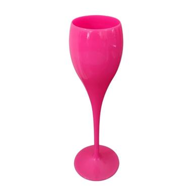 Imagem de Taça De Champanhe Acrílico Rosa Brut 120ml