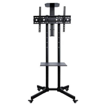 Imagem de Suporte Pedestal Para Tv 32 A 70 Com Rodízios Rack-100 Aquário