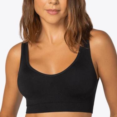 Imagem de Top Sutiã Lupo Sem Costura 41902-001, Preto, G