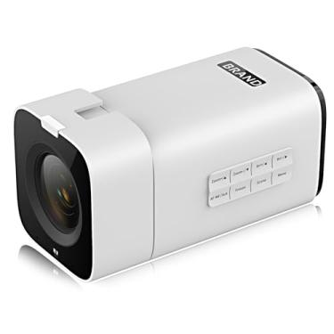 Imagem de Câmera Box, câmeras Bullet 20X, sistema de câmera 4K com microfone USB/SDI com botões de operação, suporta controle remoto infravermelho e controle IP para transmissão profissional, ensino, reuniões