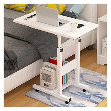 Imagem de Mesa de cabeceira lateral exclusiva em forma de C, mesa de cabeceira ajustável, mesa lateral para laptop, mesa de estudo, mesa de estudo, mesa de cama levantada, mesa de computador portátil para camas