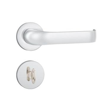 Imagem de Fechadura Banheiro 823/37 Roseta Redonda Inox Cromado 40mm Stam