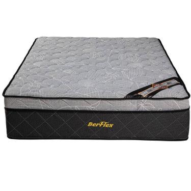 Imagem de Colchao Casal Molas Ensacadas Ortopedico Extra Firme D55 Tipo Latex com Hiper Soft Alto 36cm INMETRO