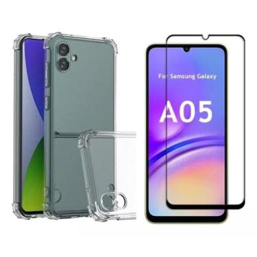 Imagem de Capa Capinha Case + Película de Vidro 3D para Samsung Galaxy A05