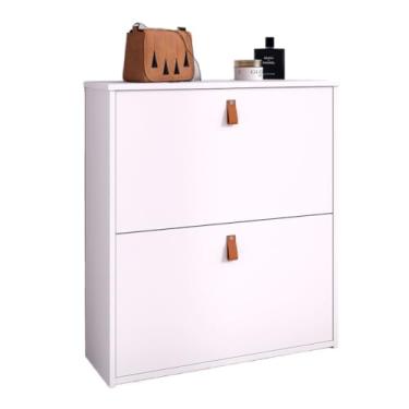 Imagem de Sapateira Organizadora Com Prateleira e Gaveta Basculante Hall de Entrada (Closet II Branco)