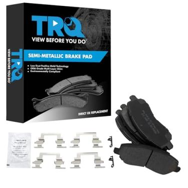 Imagem de TRQ Conjunto de pastilhas de freio dianteiras Posi metálicas para Eclipse Lancer Galant Stratus