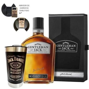 Imagem de Kit Whisky Jack Daniels Gentleman 1Lt. + Copo Térmico 473ml - Jack Dan