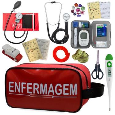 Imagem de Kit Enfermagem Completo Top + Medidor Glicose  - PREMIUM, P.A. Med, IN