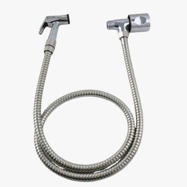 Imagem de Ducha higienica soft abs cromada com kit de instalaçao - Class Acabame