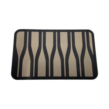 Imagem de Tapete Antiderrapante Universal De PVC Preto Para Pedal De Carro, Aces