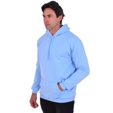 Imagem de Moletom Masculino Confortável Estiloso com Capuz Art Life, P, Azul