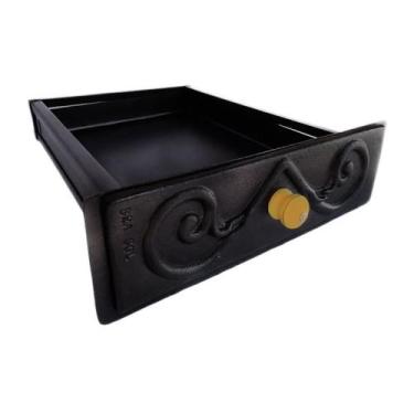 Imagem de Gaveta Cinzeiro Frente Ferro Fundido 30x46cm - Brassol