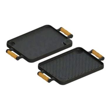 Imagem de Bifeteira Chapa Dupla Face Em Ferro Fundido 23x28 Cm - Libaneza