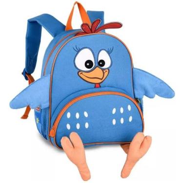 Imagem de Mochila Galinha Pintadinha Oficial Escola Creche Infantil P Tecido Pel