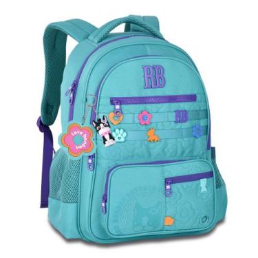 Imagem de Mochila de Costas Rebecca Bonbon Flower Power RB26231 Grande Soft Juve