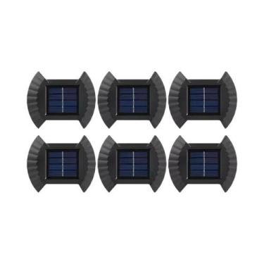 Imagem de Lâmpada Solar De Parede À Prova d'Água LED 4 PEÇAS Para Jardim, Pátio,