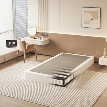 Imagem de NHODIR Mola Box para Cama de Solteiro, 17,78 cm, Base de Colchão com Estrutura de Metal Forte, Sem Ruído, Fácil Montagem