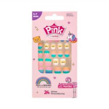 Imagem de Unhas Kiss Pink Infantil Pink 4 FPSP03 - Kiss New York