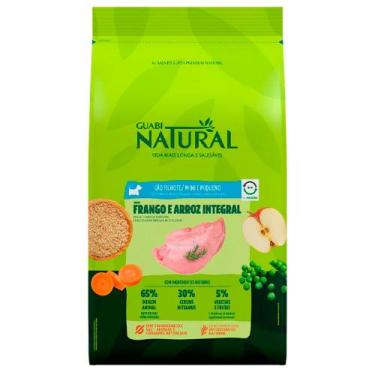 Imagem de Ração Guabi Natural para Cães Filhotes de Porte Mini e Pequeno Sabor F