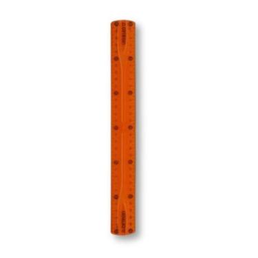 Imagem de Régua Flexível 30cm Cores Leo & Leo Cor:Laranja - LEO&LEO, Laranja