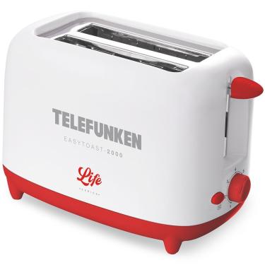 Imagem de Torradeira Elétrica 3 em 1 TFLEASYTOAST2000 700W 110V para 2 Pães com 7 Níveis Telefunken
