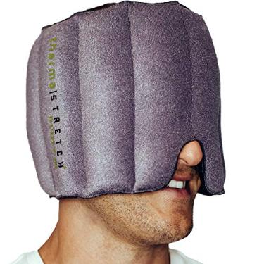 Imagem de Almofada de aquecimento de cabeça Therma-Stretch – microondulável para dores de cabeça, enxaqueca, alívio de pressão sinusal – natural, ajustável e terapia extensível que permanece