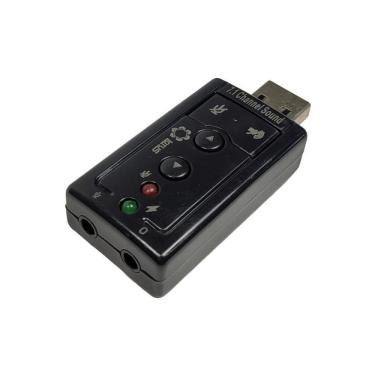 Imagem de Adaptador Usb Se Placa De Som Com P2 Pc Notebook Ad-02