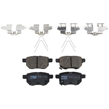 Imagem de TRW Conjunto de pastilhas de freio de disco Pro TRC1423 para Toyota Prius 2010-2018, traseira e outras aplicações