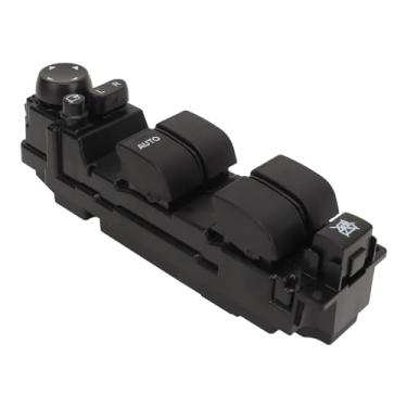Imagem de Interruptor de Controle de Janela Elétrica, Substitui Diretamente o Interruptor Mestre de Janela Elétrica de Alta Sensibilidade, Durável para Veículo (Com espelho dobrável