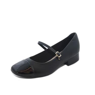 Imagem de Sapato Feminino Moleca Salto Baixo REF: 5795103 NAPA-VERNIZ