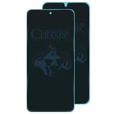 Imagem de Kit 2 Película De Ceramica 3D 9D Privacidade Fosca Para Moto G53 Xt233