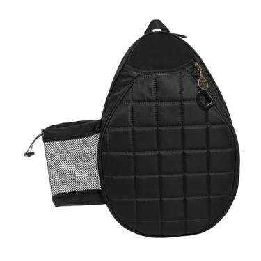 Imagem de Aymzbd Bolsa de Tênis Bolsa de Pickleball Bolsa de Transporte Grande Capacidade Jogadores Bolsa de Pickleball para Adultos Bolsa de Badminton Estojo de Raque, Preto