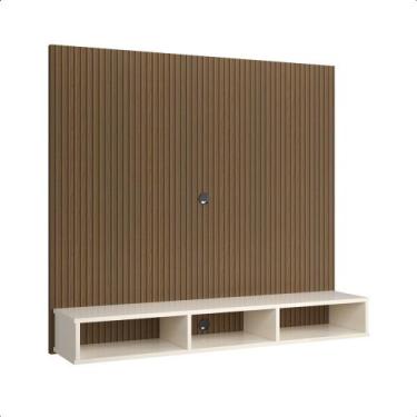 Imagem de Painel Para Tv Smart Slim Quarto Sala Até 50 Polegadas Sol - BP Loja O