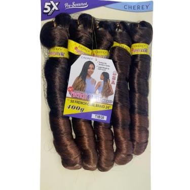 Imagem de Cabelo Para Tranças Com Pontas Onduladas French Curl Premium - Cherey,