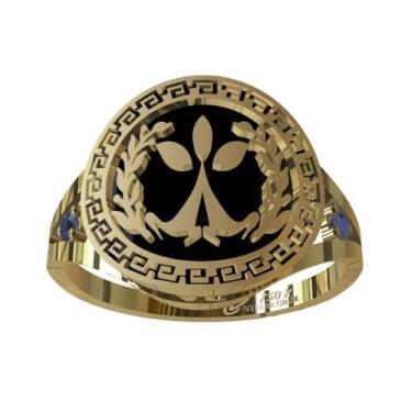 Imagem de Anel de Formatura Gestão Ambiental em Ouro 18K - Vieira Cruz Joias, 13