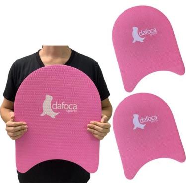 Imagem de Kit 2 Pranchas Natação Aprendizado DF1084 Grande 40cm Rosa Dafoca Spor