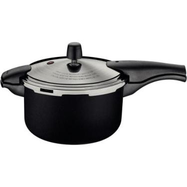 Imagem de Panela de Pressão Antiaderente Tramontina Vancouver EFFECT 6L - Preto