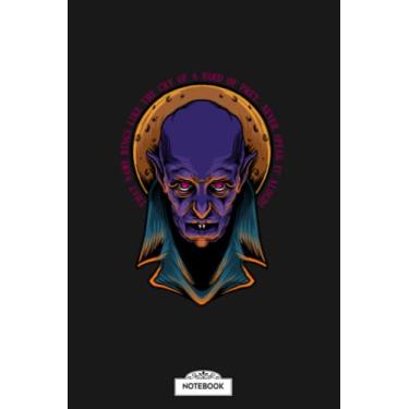 Imagem de Nosferatu Cult Classic Notebook: Lined College Ruled Paper, Diary, Journal, Matte Finish Cover, 6x9 120 Pages, Planner