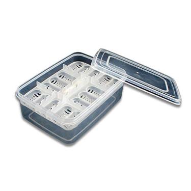 Imagem de JOBEDE Caixa de reprodução de répteis de 16 grades, incubadora de ovos de répteis, caixa profissional de reprodução de répteis, caixa para incubação de lagartixas, lagartos, juba de leão sem