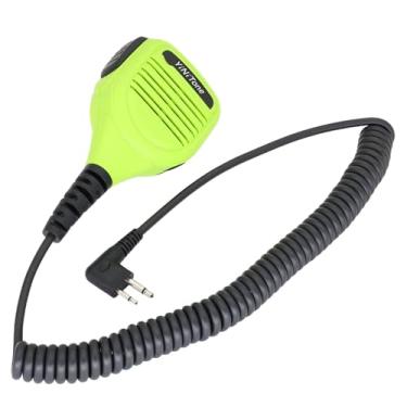 Imagem de YiNiTone Microfone de alto-falante de 2 pinos para rádio Motorola DP1400 EP450 DEP450 CP040 CP140 CP180 XTN446 BPR40 EP350 MP300 CP200 PR400 P080 (verde claro)