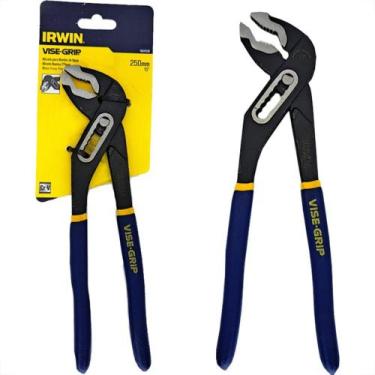 Imagem de Alicate Bomba DAgua Irwin Cromo Vanadio 10'' Azul