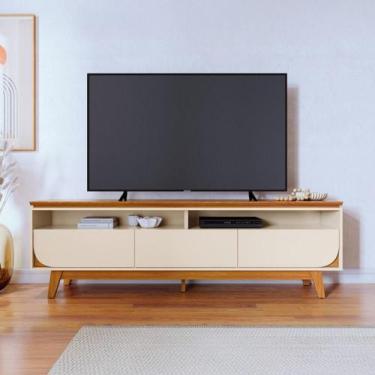 Imagem de Bancada Para TV 75 Polegadas Orion Cinamomo Off White - CasaH