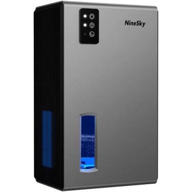 Imagem de Desumidificador NineSky para Casa - 2,8L - 100m² - Cinza