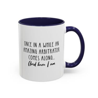 Imagem de Caneca de café Arbiter engraçada, presente exclusivo para amantes de café, decoração de mesa, humor administrador, perfeita para advogados